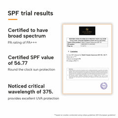 DERMATOUCH Multivitamin Spf 50 Pa+++ Sunscreen Gel For All Skin Types | Uva-Uvb Protection |Zero White Cast | Unisex | 50G