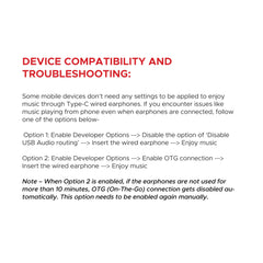 Boat Bassheads 100 C Wired Headphones Earphones with Type-C Jack, in-Line Microphone, in Ear, 10Mm Drivers, Signature Sound, Integrated Controls & Multi-Os Compatibility (Black)