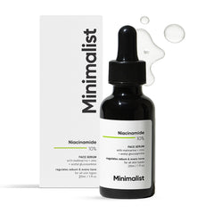 Minimalist 10% Niacinamide Serum with Zinc – Reduces Acne Marks, Controls Oil & Minimizes Pores | Vitamin B3 for Blemish-Free, Clear Skin | For Oily & Acne-Prone Skin | 20 ml