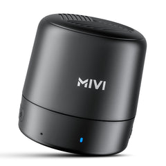 Mivi Play Bluetooth Speaker with 12 Hours Playtime. Wireless Speaker with Exceptional Sound Quality, Portable and Built in Mic-Black