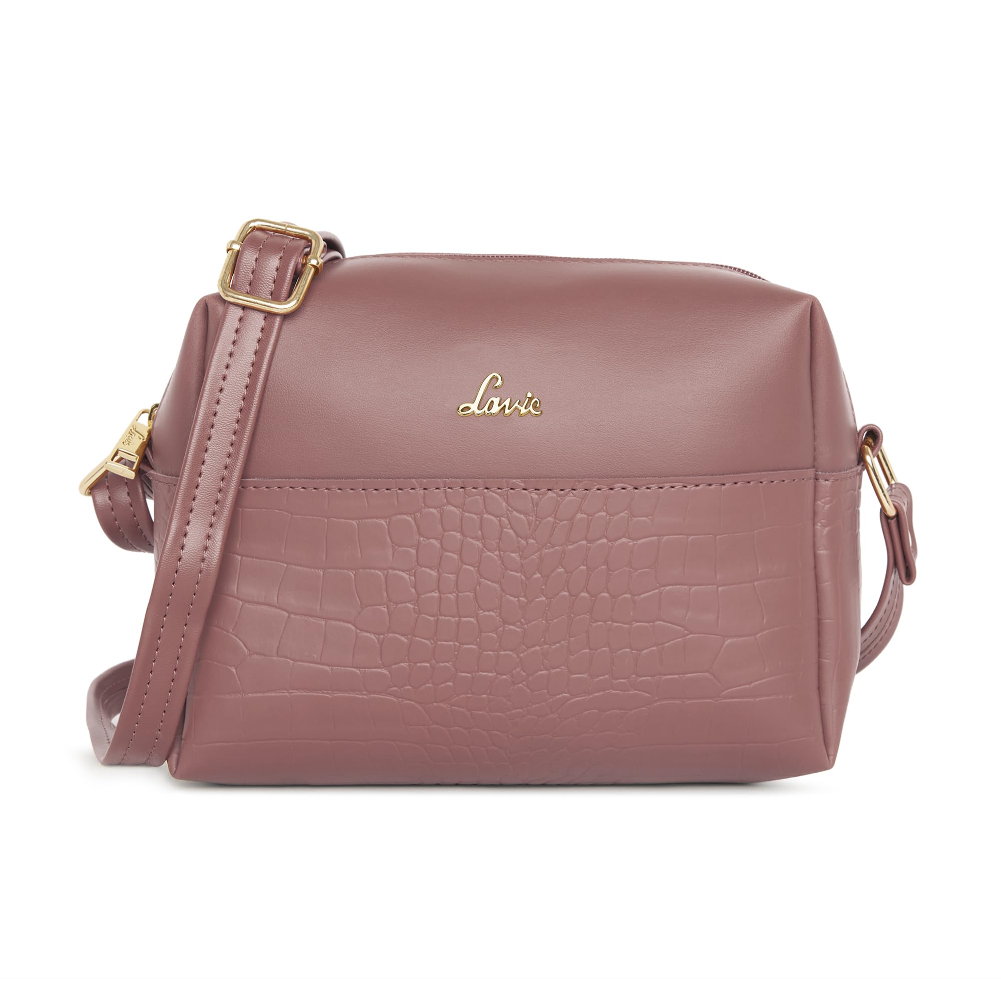 Lavie Texcroc Women's Box Sling Bag | Ladies Purse Handbag - Shoes from Lavie - Shop in Sri Lanka at Arcade.lk