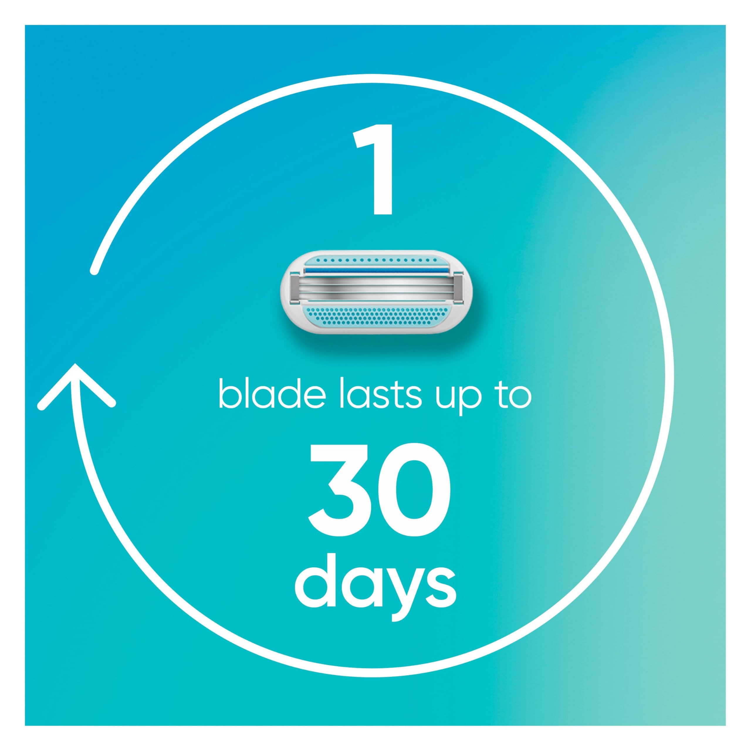 Gillette Venus Smooth Hair Removal Razor for Women with Aloe Vera, 1 Pc
