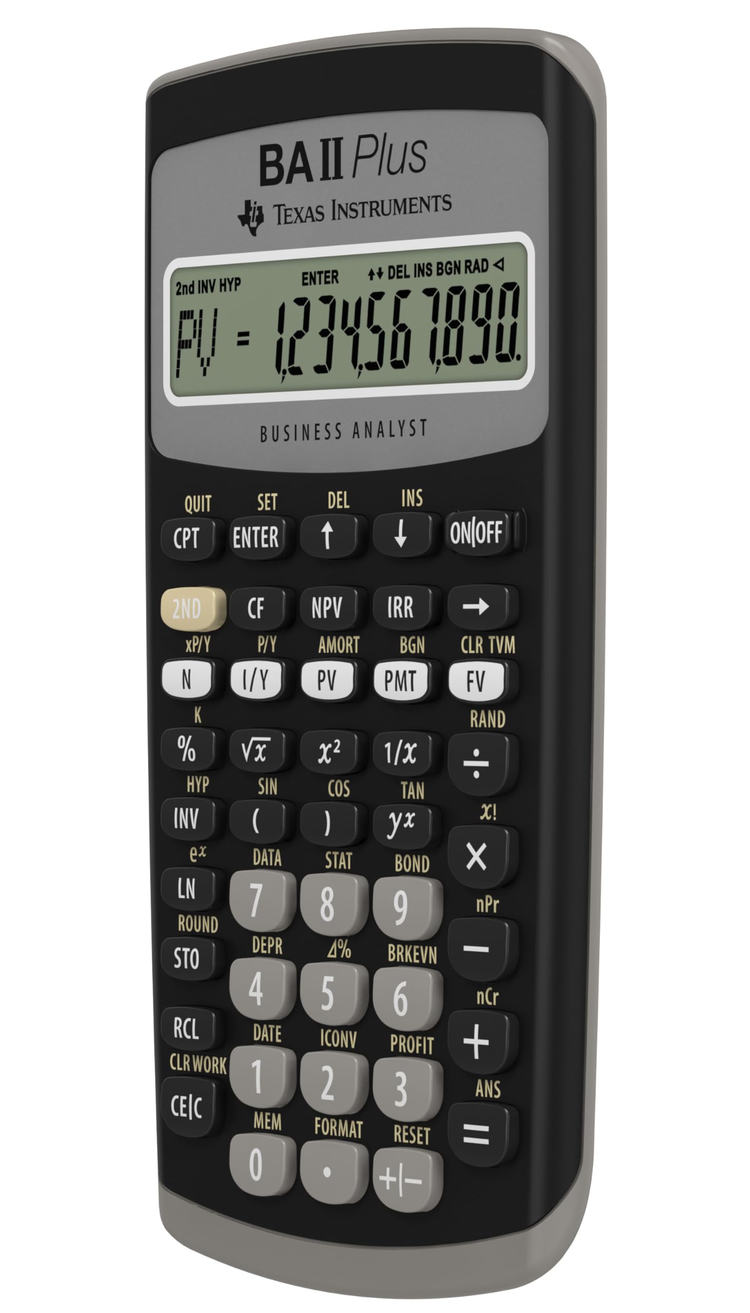 Texas Instruments BA II Plus Financial Calculator
