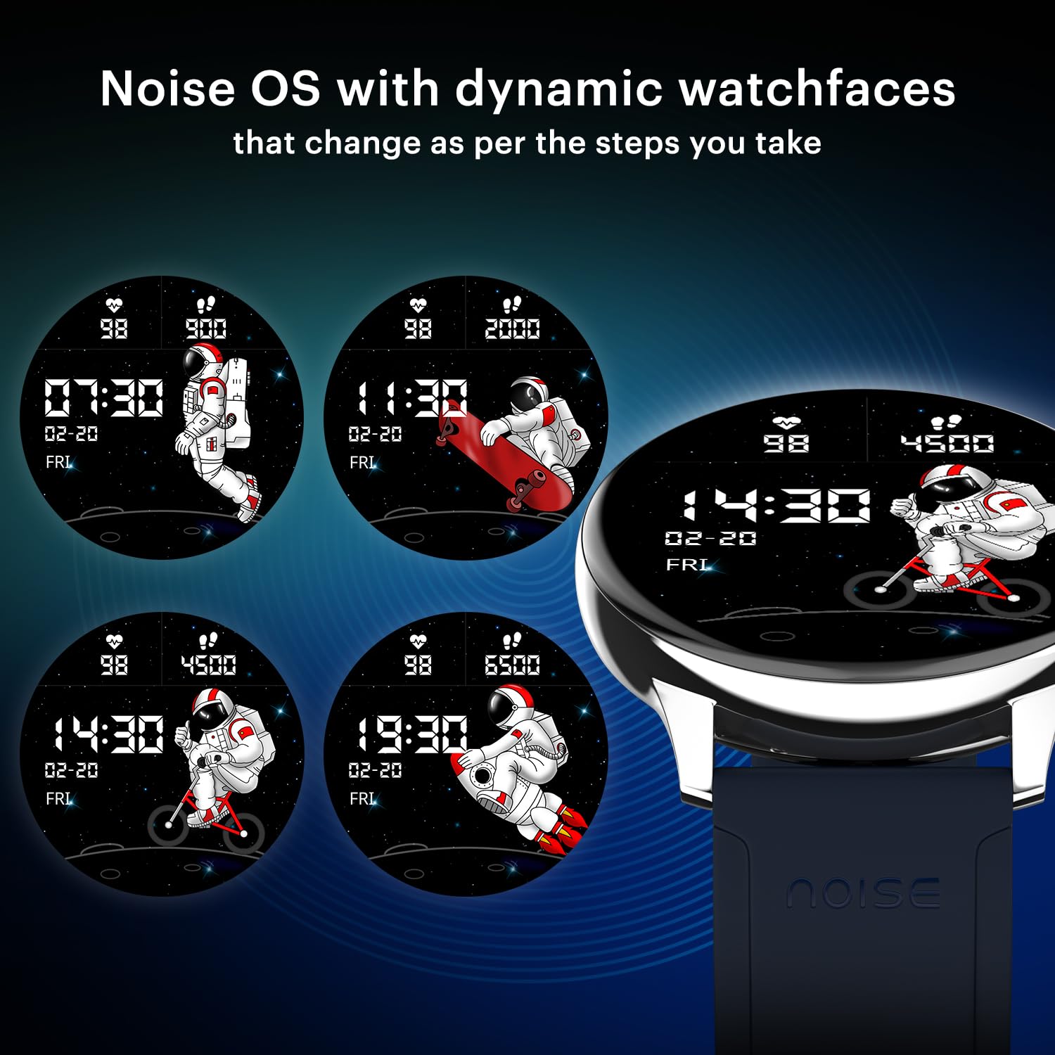 Noise Vortex Plus 1.46" AMOLED Display, AoD, BT Calling, Sleek Metal Finish, 7 Days Battery Life, All New OS with 100+ Watch Faces & Health Suite (Black)