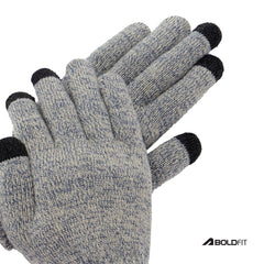 Boldfit Winter Gloves for Men & Women with Touchscreen Finger Bike Winter Hand Gloves for Men Woolen Winter Gloves for Women Thermal Hand Gloves for Winter Warm Gloves Winter Wear Unisex - Grey 1Pair
