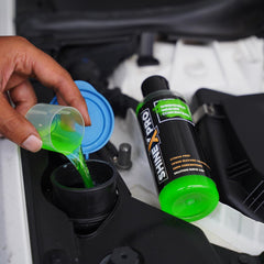 ShineXPro Windshield Washer Fluid For Car - 200mL - Car Windshield Cleaner Liquid In Concentrate Form (20mL Enough For 1L Tank) - Get A Streak Free Finish With Our Car Wiper Liquid