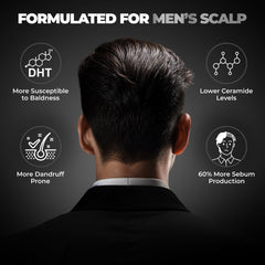 Beardo Anti Grey Hair Serum for Men, 50 ml | SilverFree™ Formula | Also contains Amla + Methi + Rosemary + Brahmi + Bhringraj extracts for Hair Shine | Lightweight and Non-Sticky