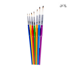 Faber-Castell Tri-Grip Brush - Round, Pack of 7 (Assorted)