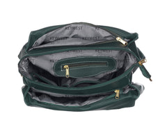 Keywest Women's Pheonix Satchel Tote Handbag for Women | Ladies purse | Stylish Shoulder Bag | Gift For Woman | Green