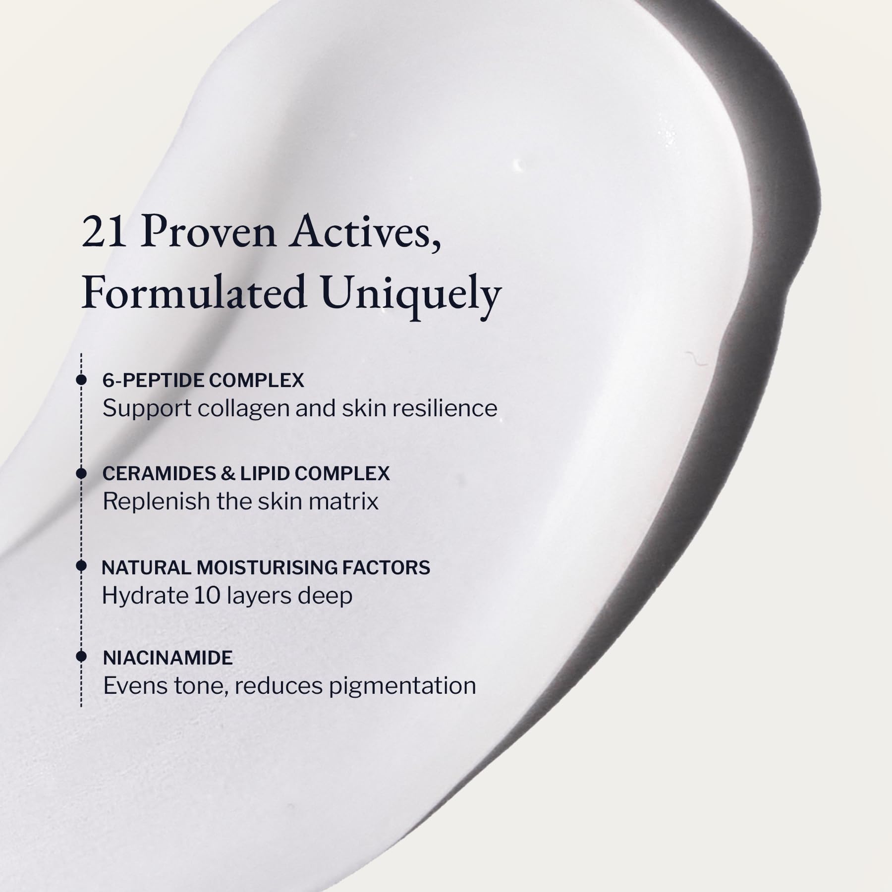 FLOUT Boundless Face Moisturiser for Oily, Dry, Acne Prone & Mature Skin | Niacinamide + Ceramides + Anti Ageing Peptides | Oil-Free, Non-Greasy Barrier Repair Day & Night Cream | 50 ml