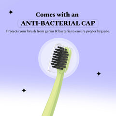 Perfora Dream White Toothbrush For Kids & Adults | With Activated Charcoal & Smart Indicator Bristle | Super Soft Bristles For Sensitive Teeth | Tooth Brush Set Pack Of 4 (Buy 3 Get 1)