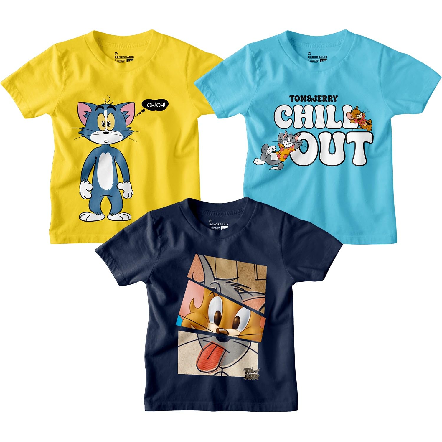 Bon Organik Boy's Regular Fit T-Shirt