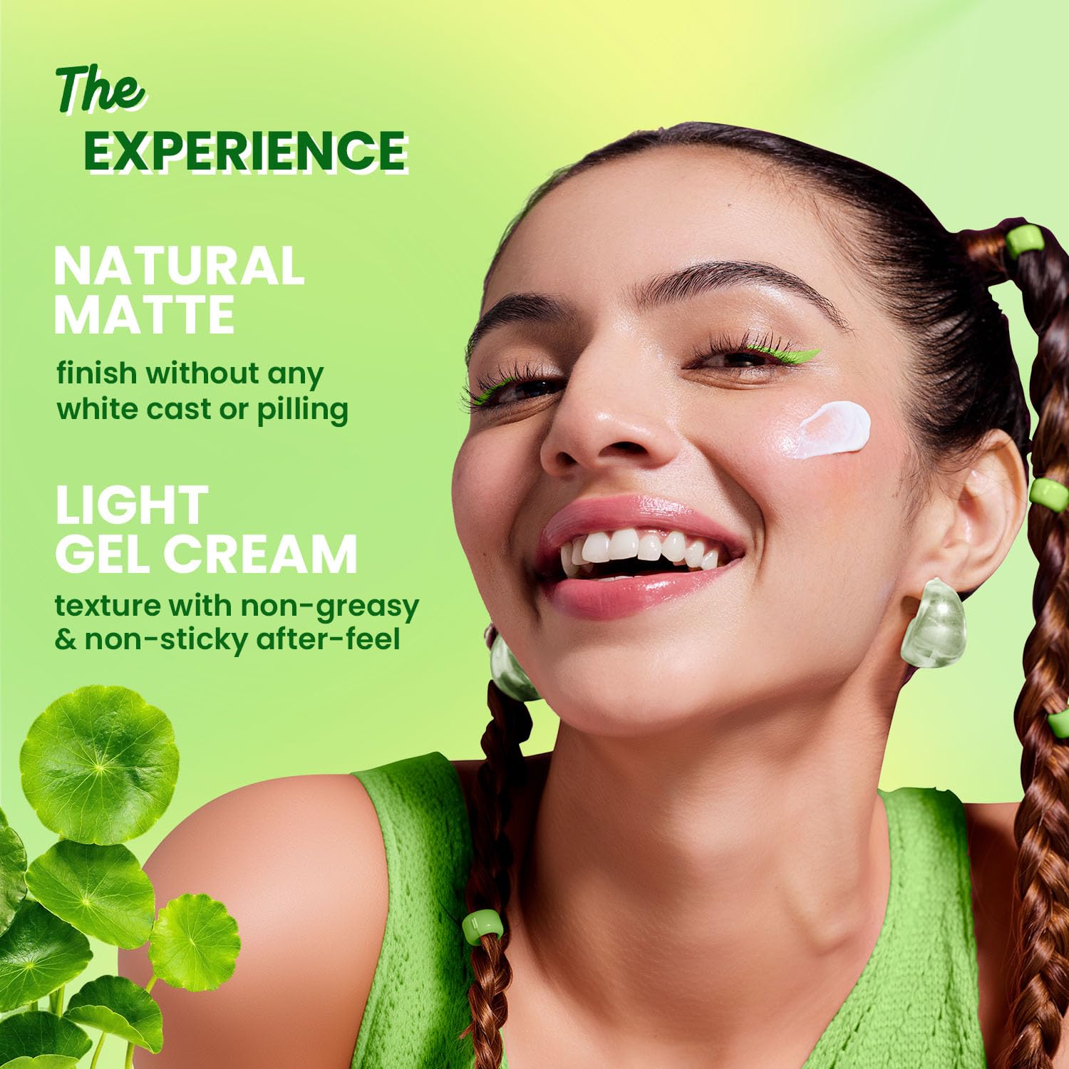 Dot & Key CICA Calming Mattifying Sunscreen SPF 50 PA++++ In-Vivo Tested | For Oily Acne Prone & Sensitive Skin | UVA/UVB Protection | No White Cast, Ultra Light, Fragrance Free | 50g