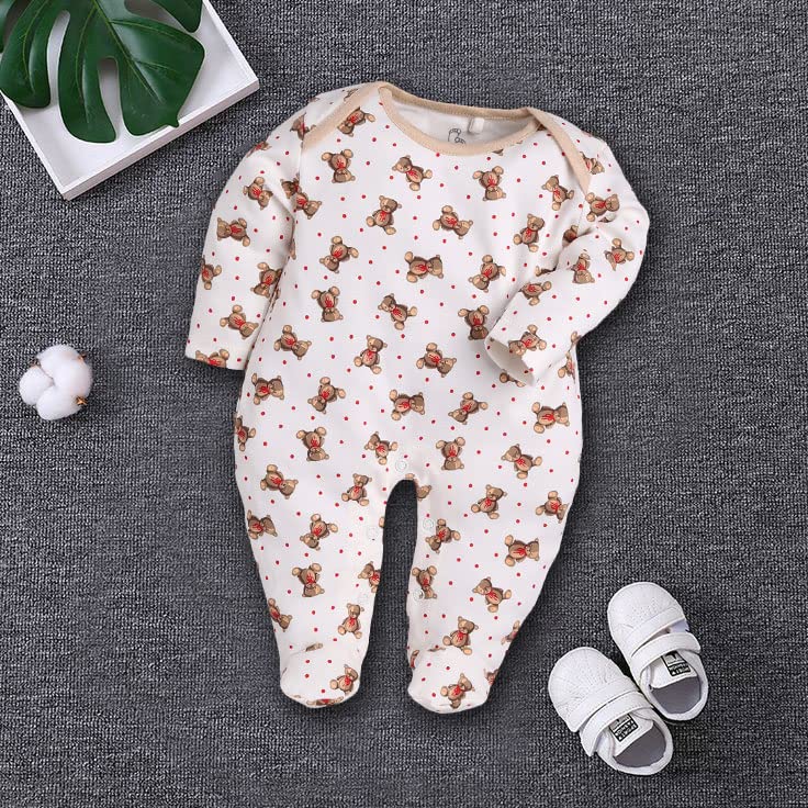 BabyGo Baby Romper 100% Cotton Rompers for New Born Baby|Sleepsuits for Baby Boys & Girls |Onesies| Infant Clothes|MULTI| 0-3M| 3-6M| 6-9M| Pack of 2 - Apparel from BABY GO - Shop in Sri Lanka at Arcade.lk