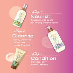 Tikitoro Kids Nourishing Hair Conditioner with Shea Butter, Olive Squalane & Marula Oil | Gentle Detangling Conditioner | Smoothens & Hydrates | (Age: 4+) (150 ml × 1)