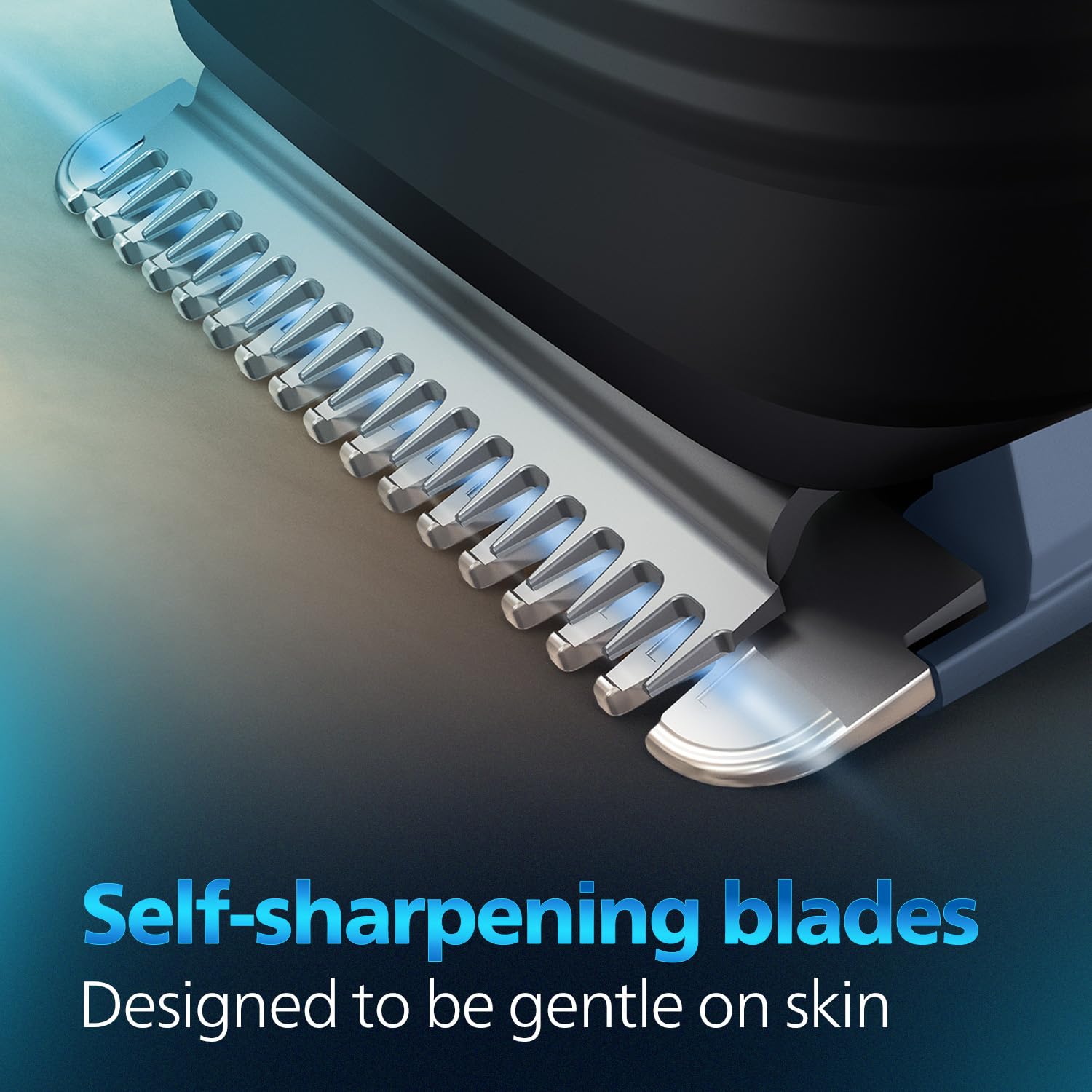 Philips Men's Trimmer BT1244 | Skin Safe Beard Trimmer for Men | Durapower Tech | Self Sharpening Blades | Skin Protect Comb | 30 Min Runtime USB Charging | No Oil Needed