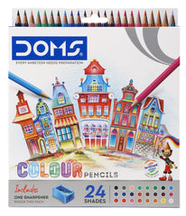 DOMS Fsc 24 Shades Colour PencilS