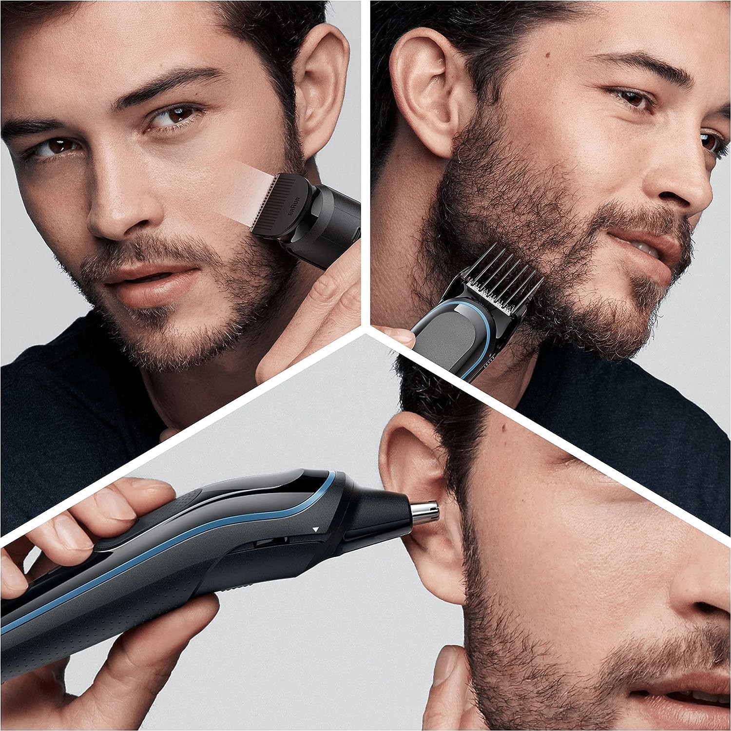 Braun All-in-One Trimmer for Men, From Gillette,10-in-1, For Face, Hair, Body, Ear, Nose, Private parts, German Engineering,100-Min Runtime, Waterproof, 5-quick charge, MGK5445