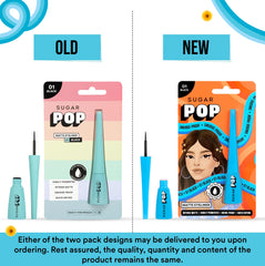 SUGAR POP Matte Eyeliner | Enriched with Castor Oil | Smudge-proof | Water-Resistant | Up to 24 Hours | 4.5ml - 01 Black
