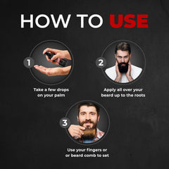 Beardo Beard Serum, 50 ml | Daily use beard serum for men | Softens and Smoothens Rough Beard | Gives Healthy look to Beard | Shiny and Nourished Beard