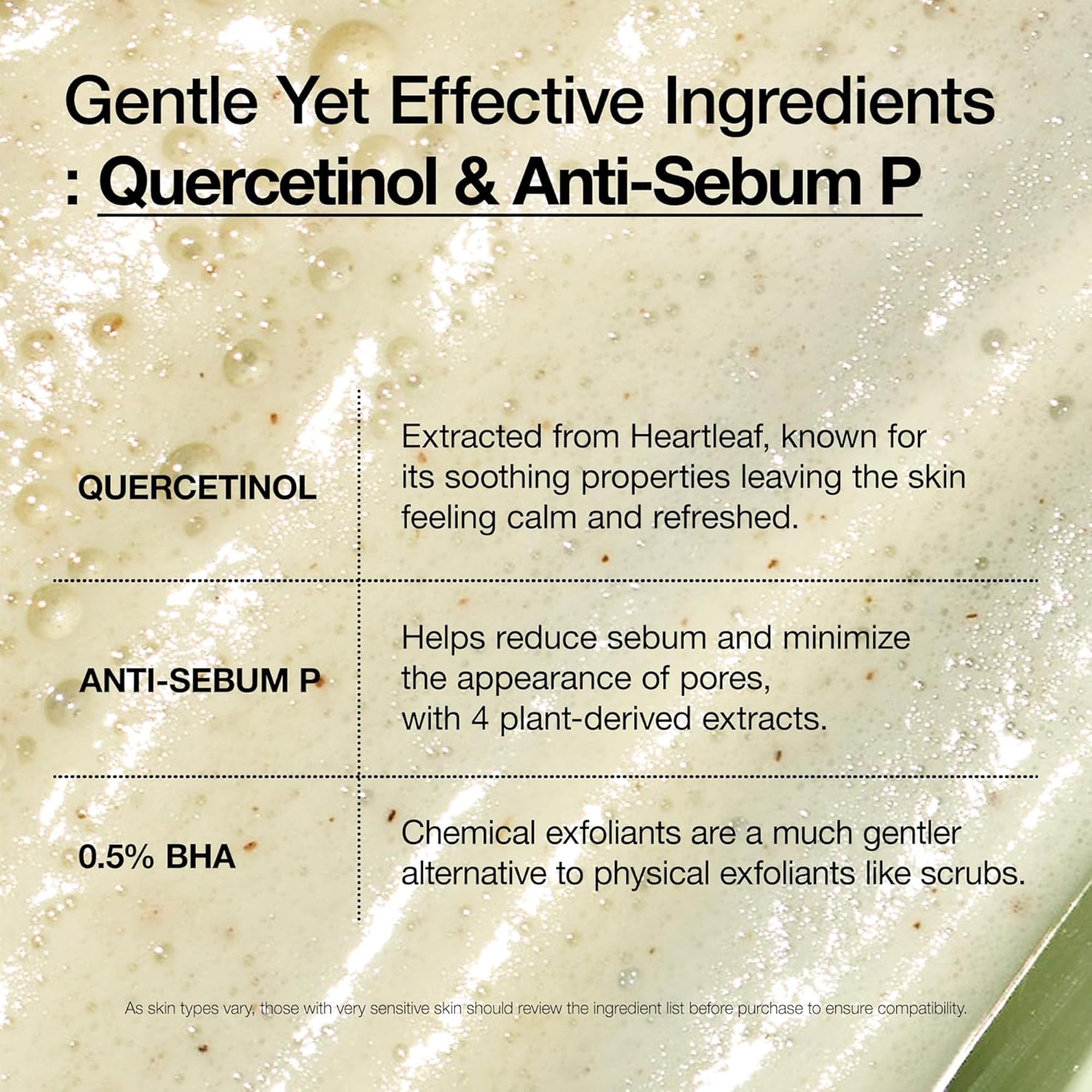 Anua Heartleaf Quercetinol Pore Deep Cleansing Foam, Facial Cleanser, for Double Cleansing, BHA, Hyaluronic Acid, Glycerin, Face Wash, Blackhead Remover, Korean Skincare, 150ml