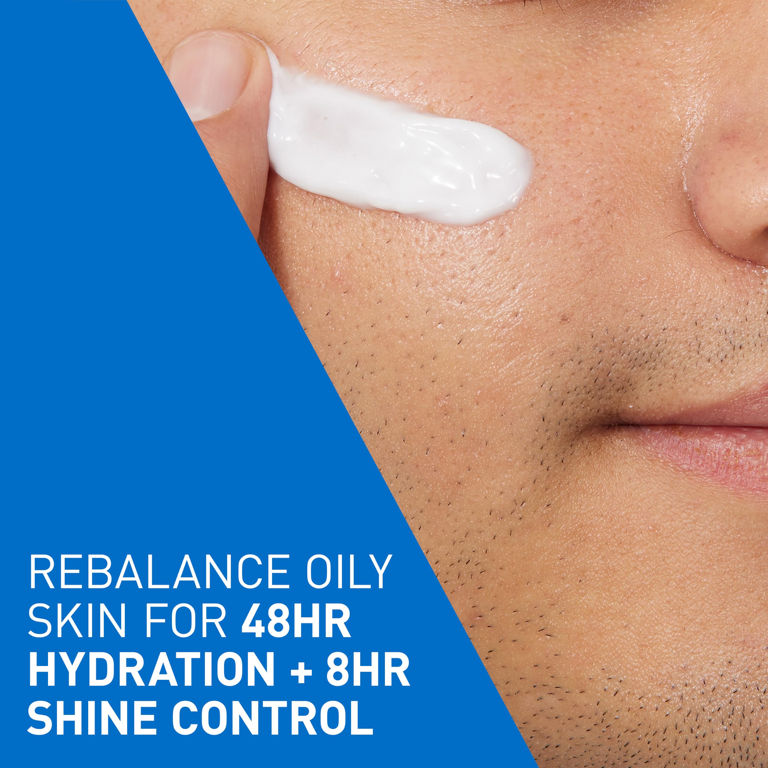 CeraVe Oil Control Gel Cream lightweight Moisturizer for Oily & Combination Skin with Ceramides, Hyaluronic Acid & Niacinamide | Dermatologist Recommended (52ml)
