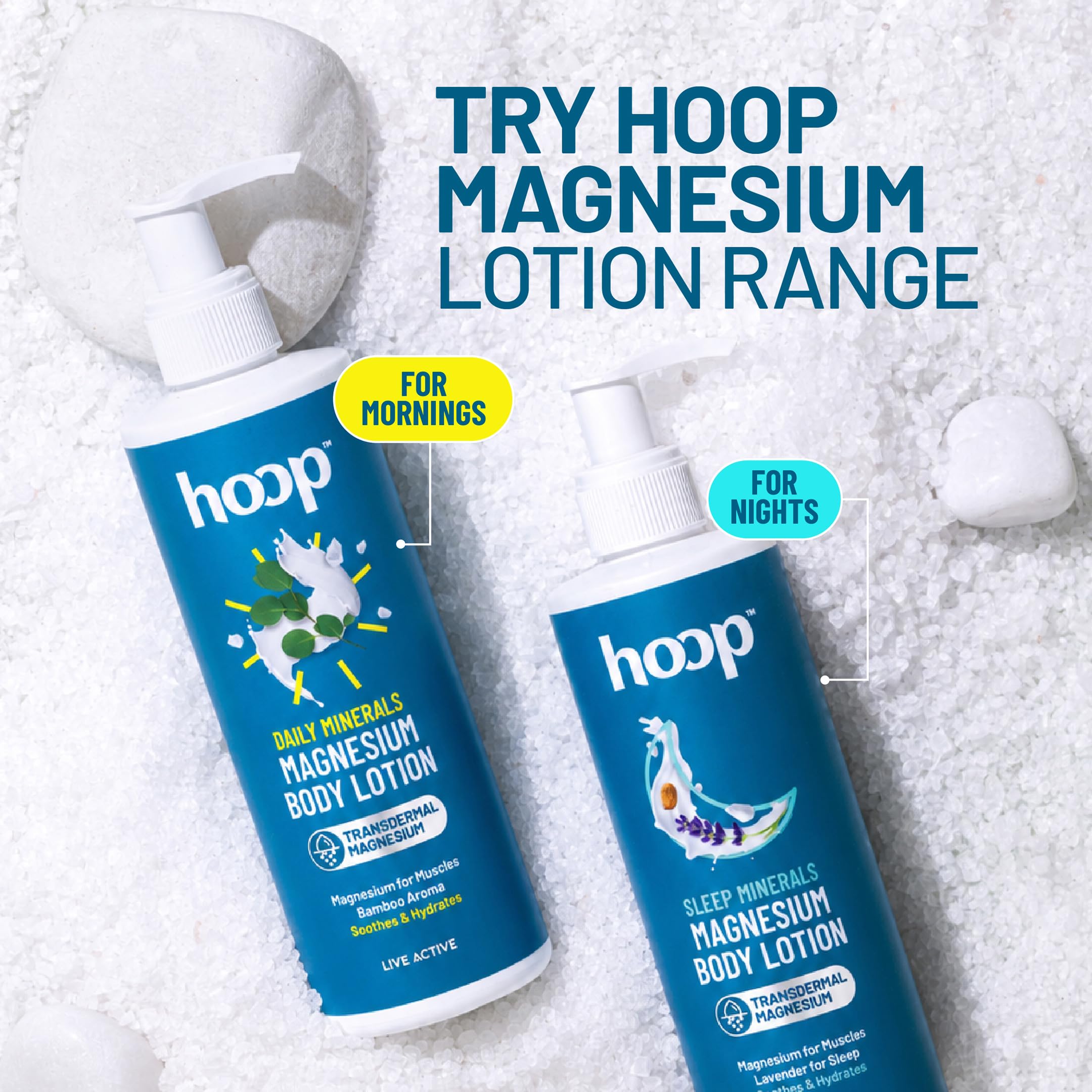 hoop Magnesium Body Lotion Sleep Minerals | Relax, Sleep Routine | 250ml