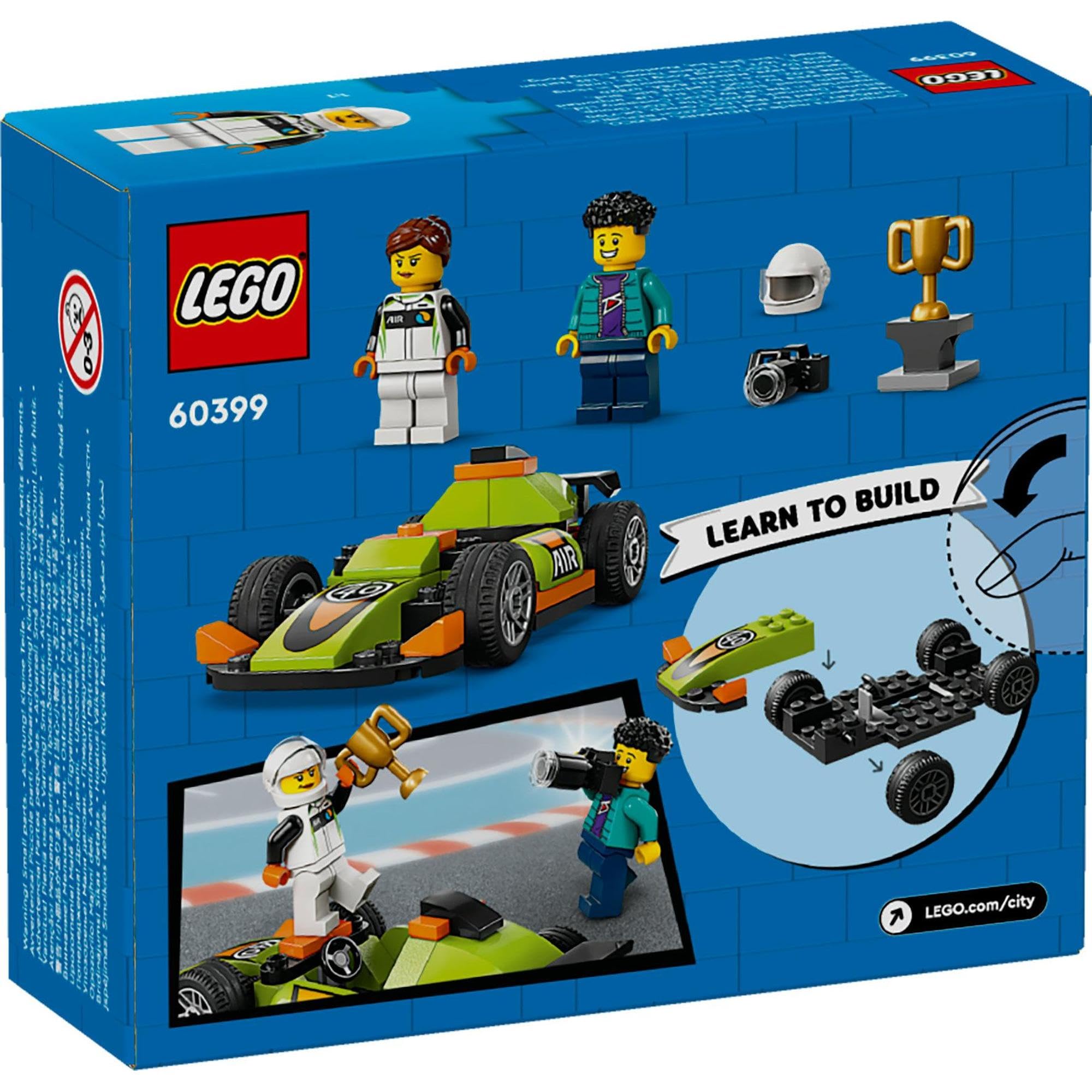 LEGO City Green Race Car Racing Vehicle Toy 60399 (56 Pieces) - Toy from LEGO - Shop in Sri Lanka at Arcade.lk