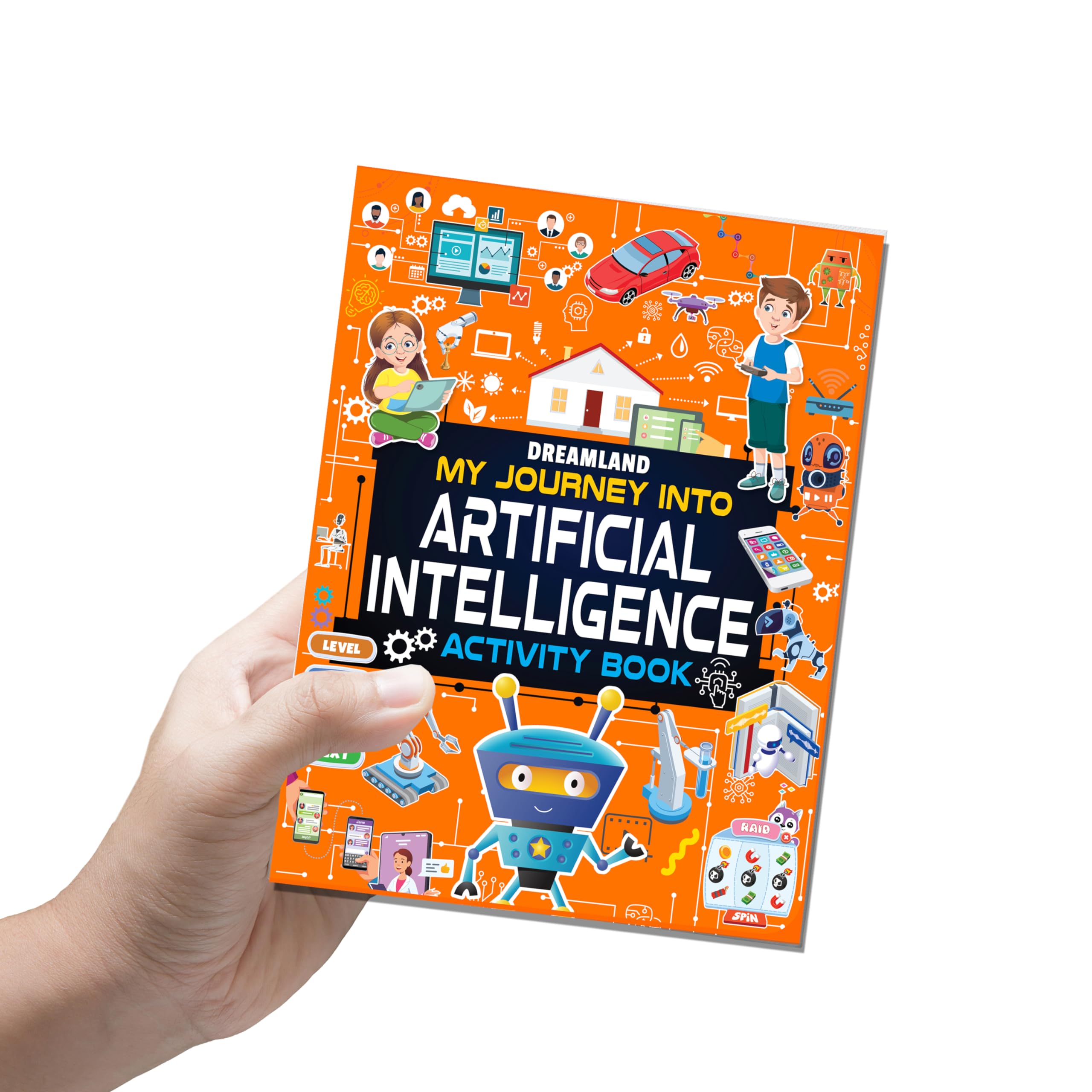 Artificial Intelligence Activity Book for Kids Age 7+- Activities about AI, Computers and Machine Learning