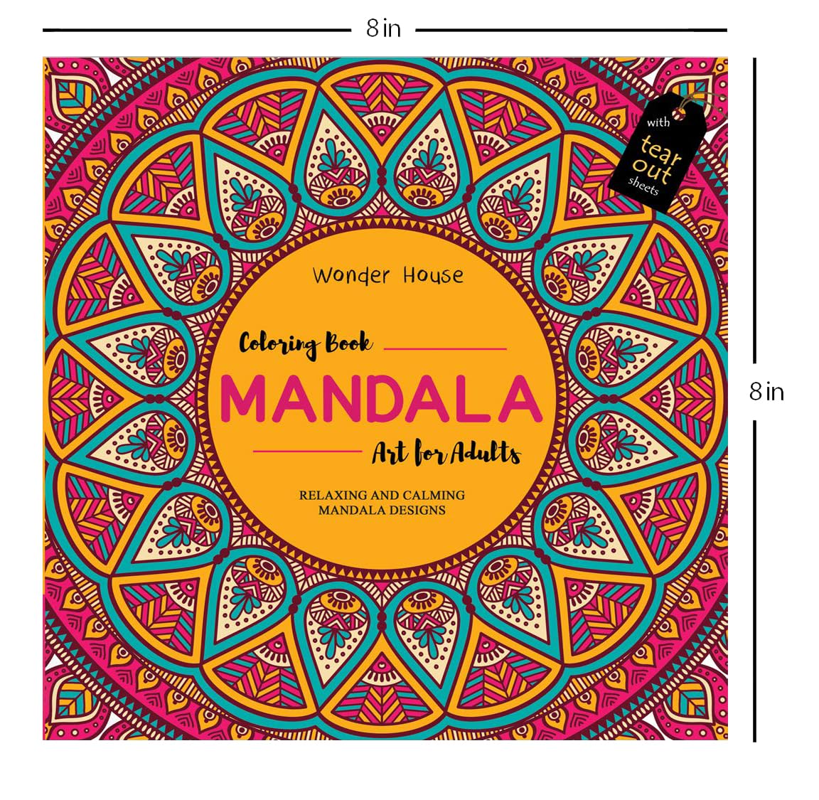 Mandala Art | Colouring Books For Adults With Tear Out Sheets