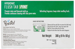 Presto! Hygienic Flush Tabs, Pine - 50 g (Pack of 6) - Drugstore from Presto! - Shop in Sri Lanka at Arcade.lk