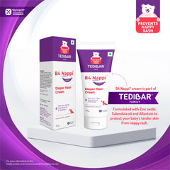 B4 Nappi Cream 75gm - Diaper Rash Prevention Cream.