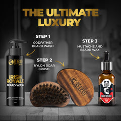 Beardo Irish Royale Prive Beard Wash For Men, 100 ml | Washes & Smoothens the Beard | Refreshing Aromatic After-Use Effect | Beard Cleanser and Conditioner for Healthy Beard