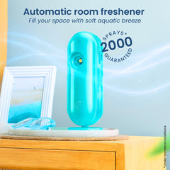 Godrej aer Matic Automatic Room Fresheners Refill Pack | Cool Surf Blue | 2000 Sprays Guaranteed | Lasts up to 60 days (210ml)