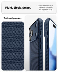 Spigen Liquid Air Case for iPhone 17/18 Pro Max, Navy Blue