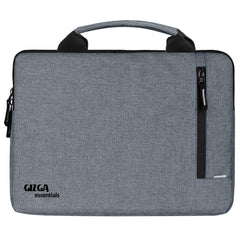 Gizga Essentials Laptop Bag Sleeve Case Cover Pouch with Handle for 15.6 inches Laptop, Padded Laptop Compartment, Premium Zipper Closure Water Repellent Nylon Fabric, Grey