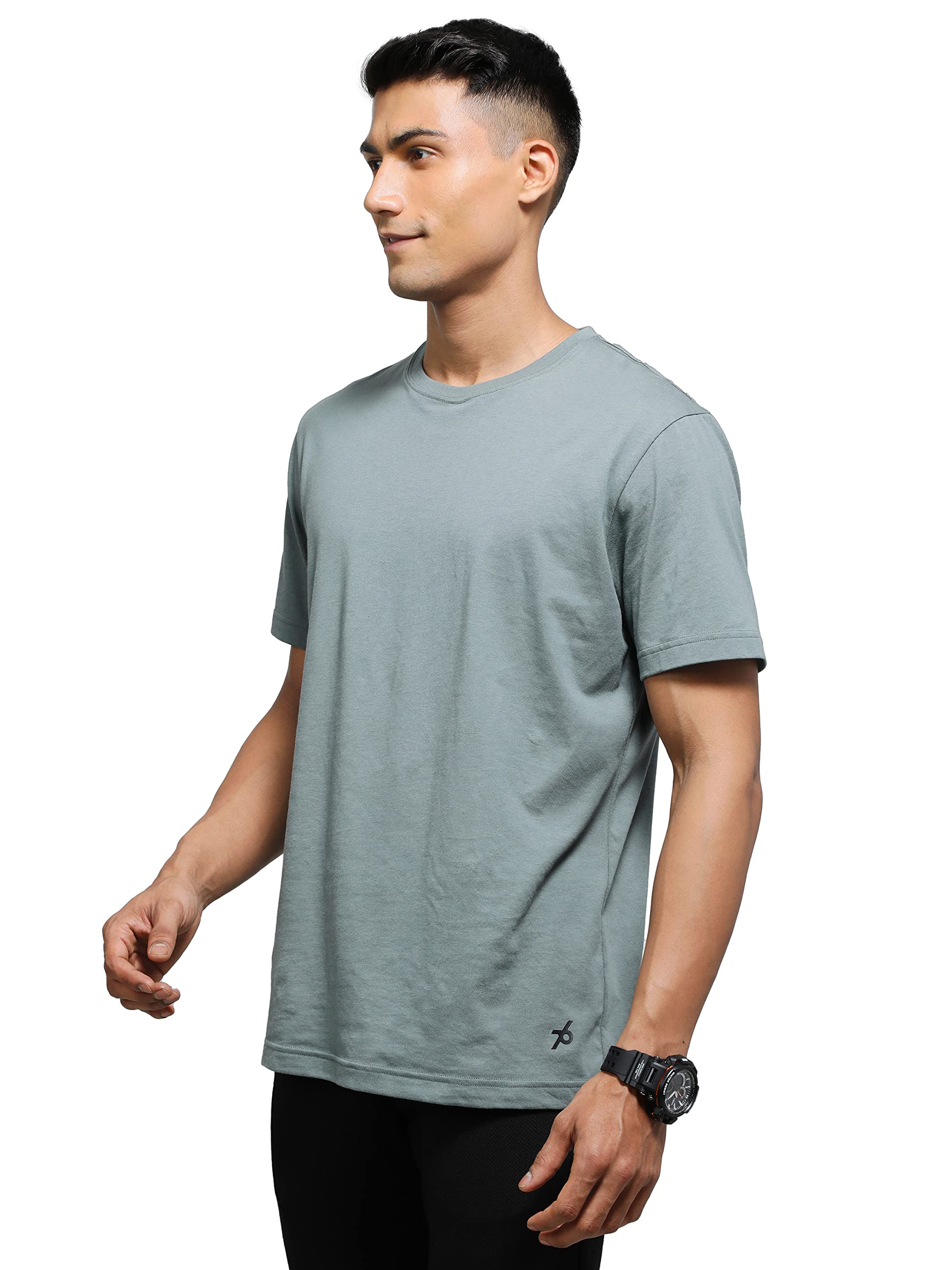 Jockey Men's Super Combed Cotton Rich Solid Round Neck Half Sleeve T-Shirt (Style_2714_Balsam Green) - Apparel from Jockey - Shop in Sri Lanka at Arcade.lk