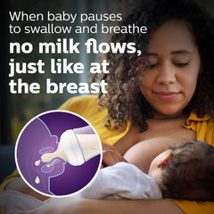 Philips Avent Natural Response Baby Feeding Bottle - 330ml Baby Milk Bottle, BPA Free for Babies with 3M+ Teat (Model SCY906/01) - Baby Product from Philips Avent - Shop in Sri Lanka at Arcade.lk