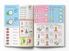 201 Maths Activity Book: Fun Activities and Practice Sheets | Learn Counting, Addition & Subtraction | Ages 4–7 | 3 Hours of Interactive Learning