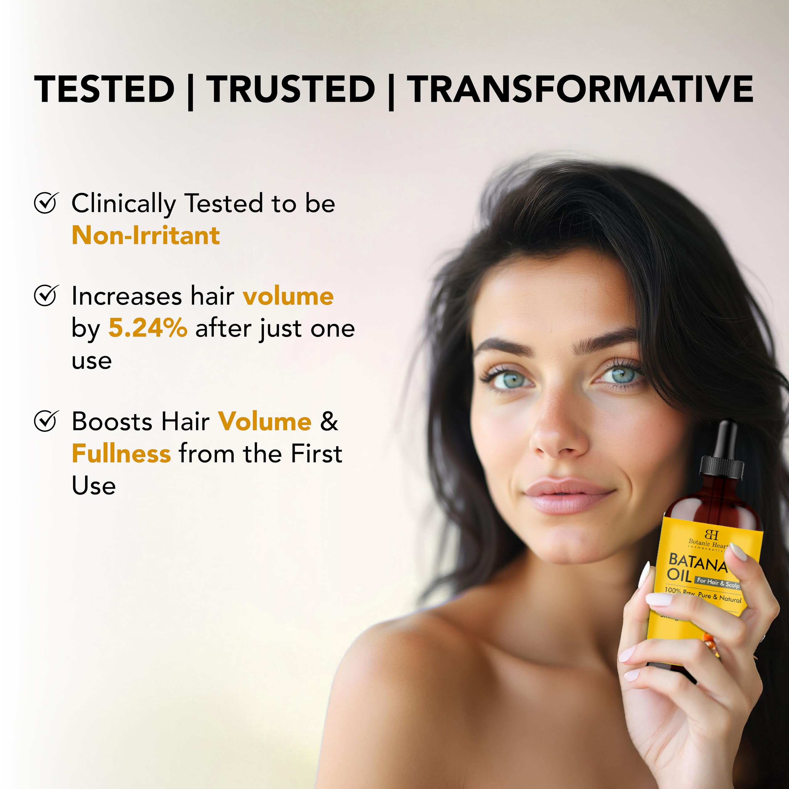 Botanic Hearth Raw Batana Oil for Hair Growth | 100% Pure & Unrefined Oil from Honduras | For Thicker, Stronger Hair - 118 ml