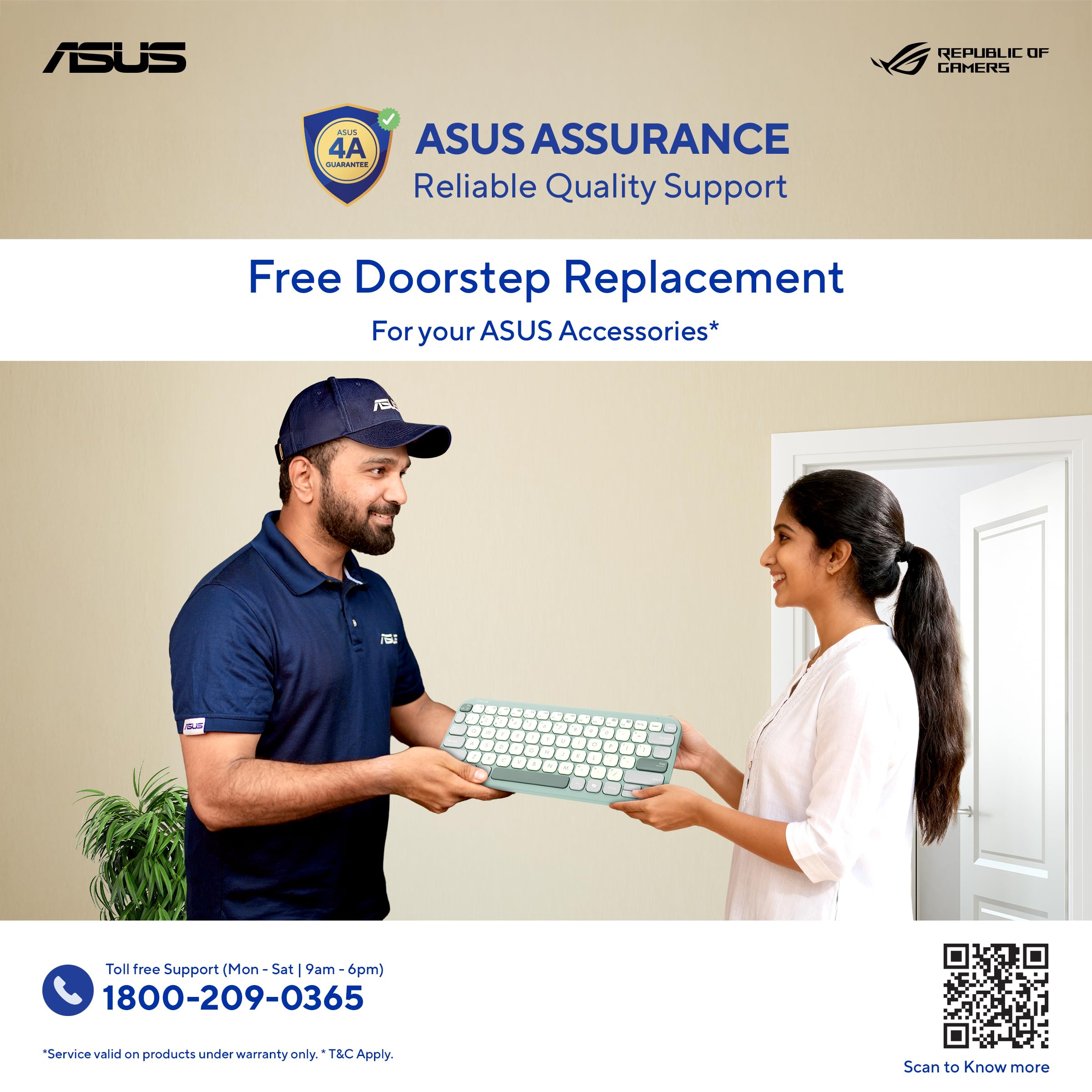 ASUS WT300 Wireless Ergonomic USB Mouse, Ambidextrous Design, Up to 1600 Dpi, Compact & Lighweight Mouse,2.4GHz Nano Dongle, Up to 15 Months of Battery Life - Black