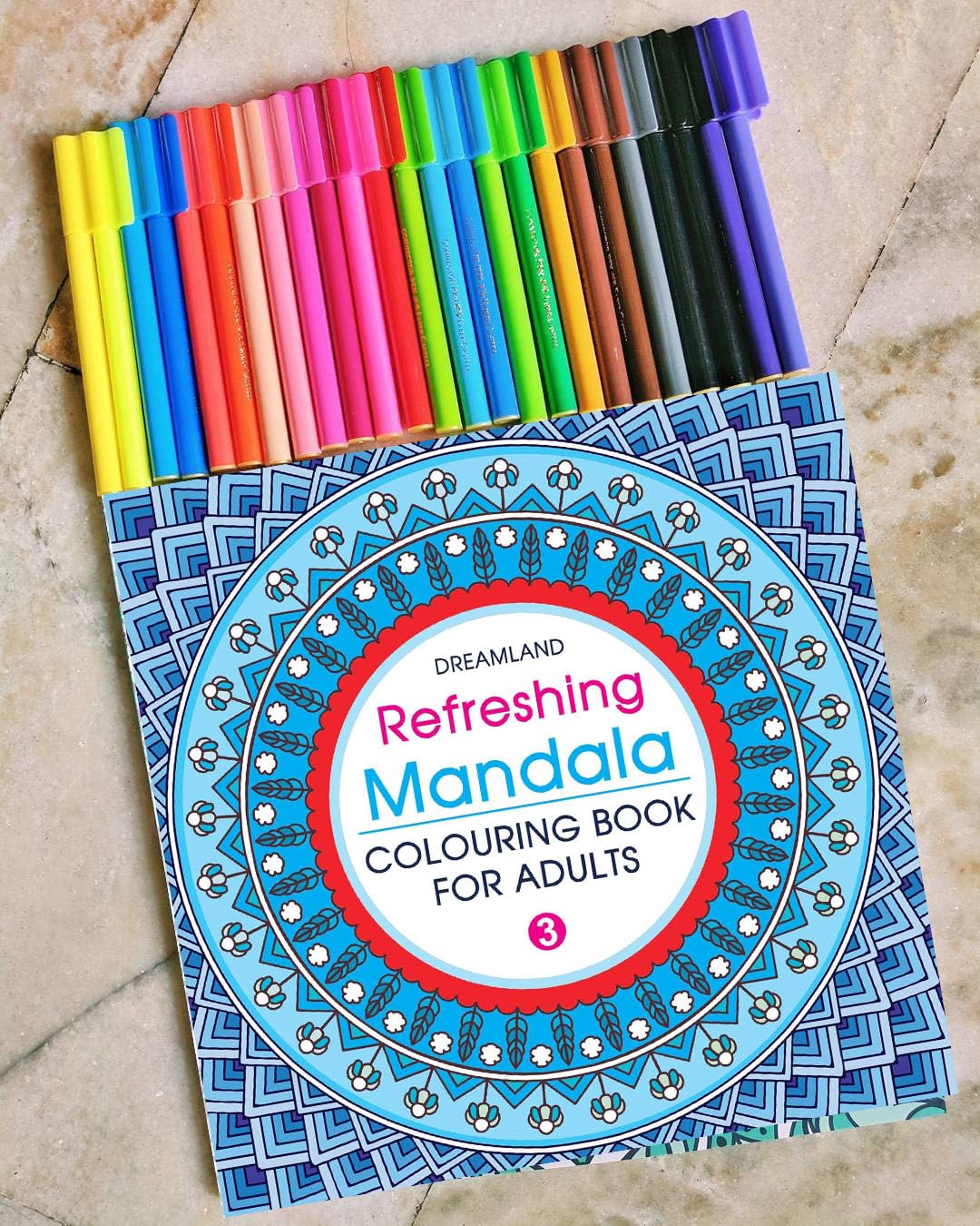 Refreshing Mandala - Colouring Book for Adults Book 3