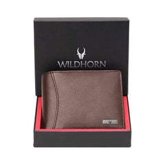 WildHorn Rfid Protected Leather Wallet For Men, Walnut