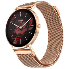 Noise Diva 2 Smart Watch for Women - Sleekest Dial, 36mm AMOLED Display, Snug Fit, Improved Female Cycle Tracker, BT Calling, Sleep Tracking, AI Voice Assistant, Password Protection(Rose Link)