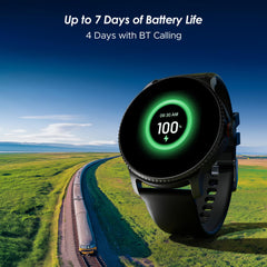 boAt Lunar Discovery w/ 1.39" (3.5 cm) HD Display, DIY Watch Face Studio, Bluetooth Calling, Emergency SOS, QR Tray, Smart Watch for Men & Women(Active Black)