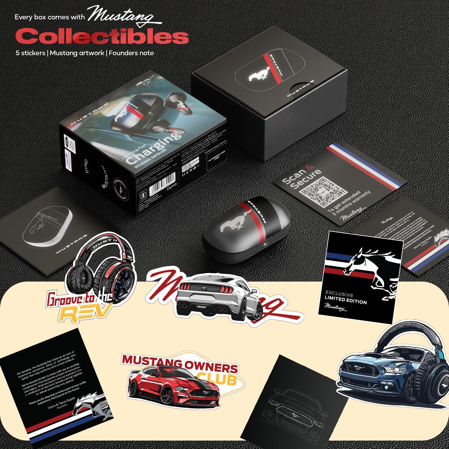GOBOULT Mustang Dyno Earbuds with 60H Playtime, App Support, Dual Pairing, 4 Mics ENC, 45ms Low Latency, 13mm Drivers, Touch Controls, IPX5 Ear Buds Wireless (Silver)