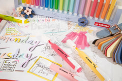 STABILO Swing Cool Highlighter Pen Pastel - Pack of 4 (Assorted Colours)