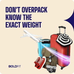 Boldfit Weight Machine For Luggage | Scale For Luggage Capable Upto 50 Kg Weight | Luggage Weight Machine With LCD Display - BISS from Boldfit - Shop in Sri Lanka at Arcade.lk