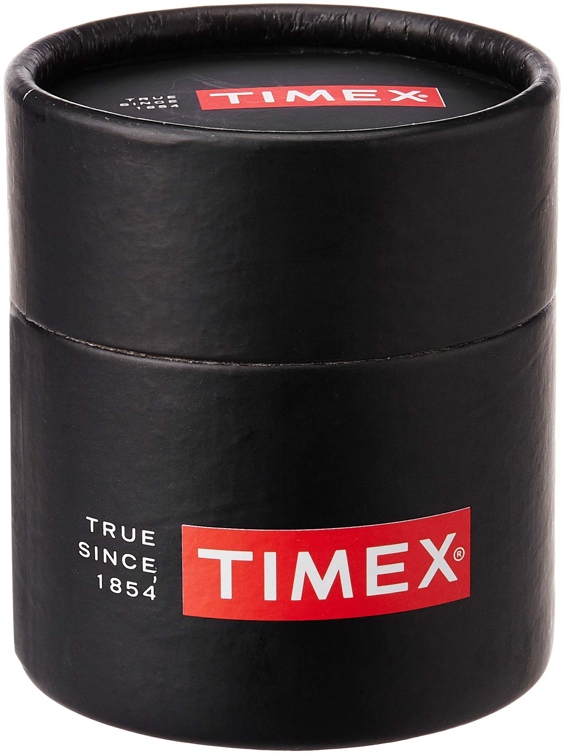 TIMEX Classics Analog Watch for Man with Silver Round Dial & Black Leather Strap Band Water Resistant Men's Wrist Watches - TW00ZR260E