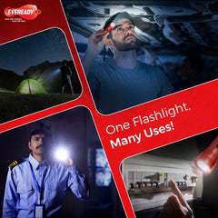 Eveready DL 84 Rechargeable Flashlight, LED, 80 Lumen